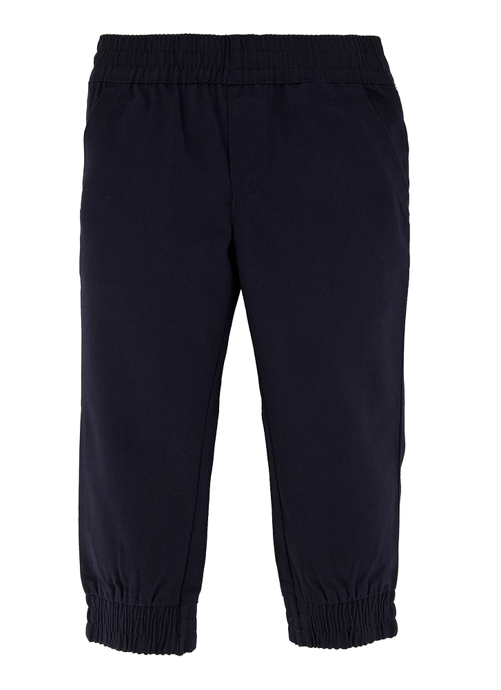 French Toast Boys 2T-4T Solid Joggers, Blue, Size 3T