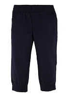 French Toast Boys 2T-4T Solid Joggers, Blue, Size 3T