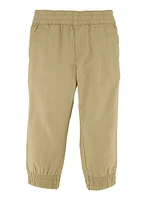 French Toast Boys 2T-4T Khaki Joggers, Khaki, Size 2T