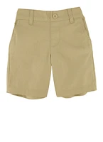 Boys 2T-4T Twill Shorts, Khaki, Size 3T