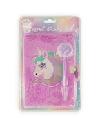 Unicorn Plush Secret Diary Set, Purple
