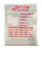 Womens Girls Cami Trio, White, Size 14-16