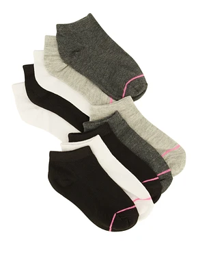 Toddler Girls Assorted Ankle Socks 10 Pack, Multi