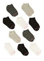 Toddler Girls Assorted Ankle Socks 10 Pack, Multi