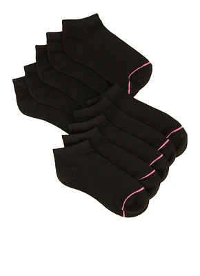 Girls 10 Pack Assorted Basic Ankle Socks,