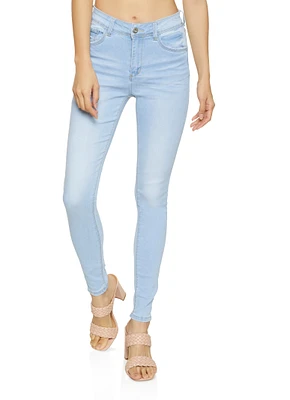 Womens WAX Whiskered Jeans, Blue, Size 3