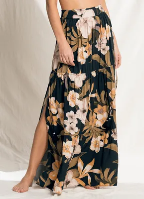 Aloha Primrose Long Skirt