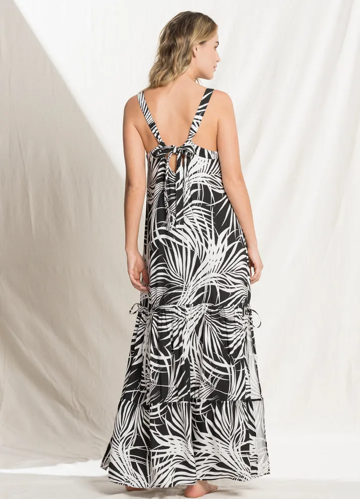 Areca Palm Alessa Long Dress