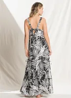 Areca Palm Alessa Long Dress