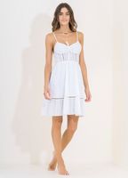 White Quartz Kamala Short Dress