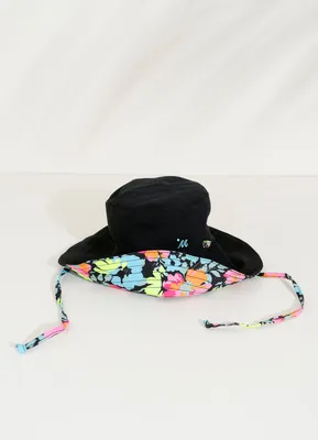 Flory Luca Reversible Wide Brim Bucket Hat