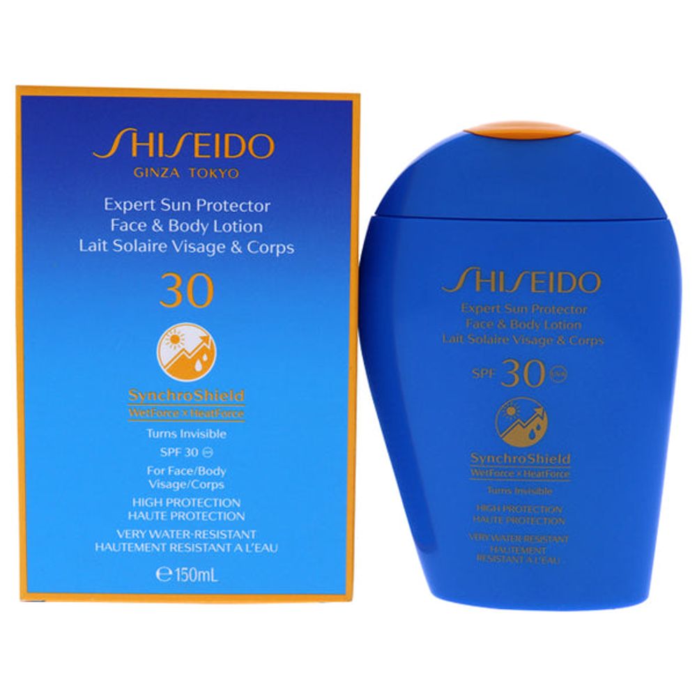 Shiseido Expert Sun Protector Face And Body Lotion SPF 30 by Shiseido for  Women - 5 oz Sunscreen