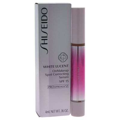 White Lucent OnMakeup Spot Correcting Serum SPF 15 - Natural by Shiseido for Women - 0.16 oz Serum