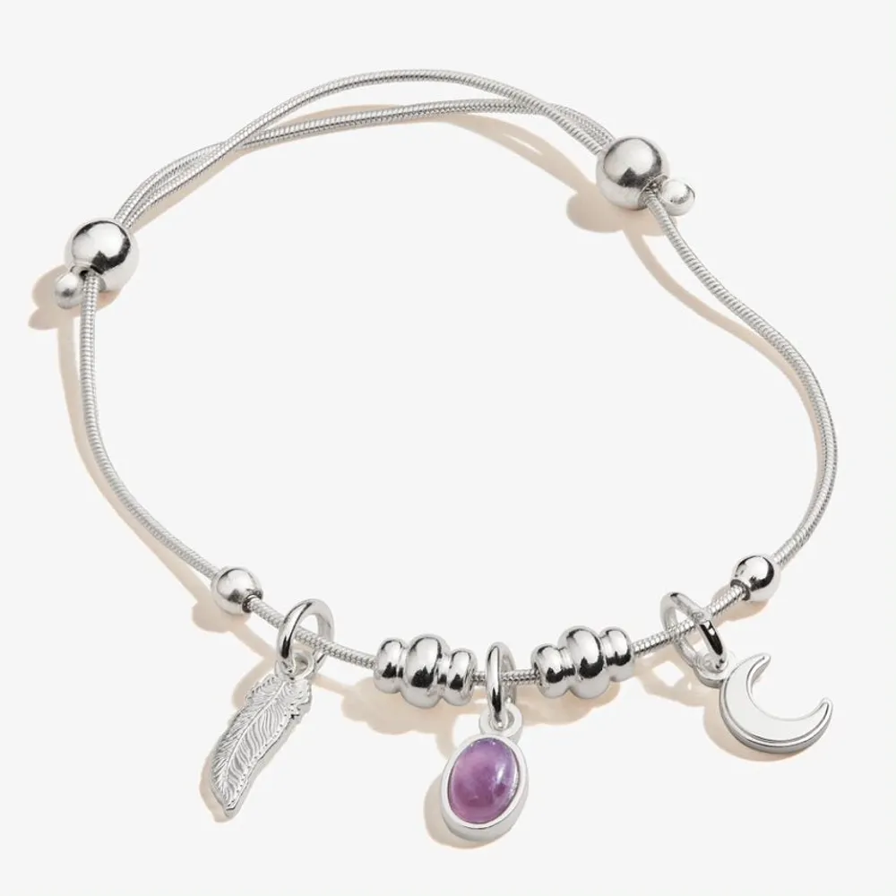 Hearts Multi-Charm Bangle Bracelet