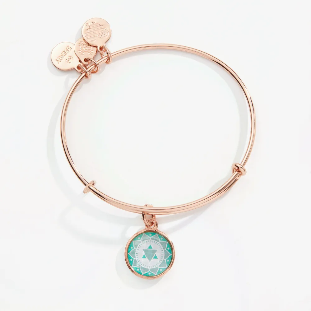 Hearts Multi-Charm Bangle Bracelet