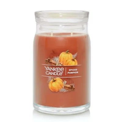 Spiced Pumpkin Signature Large Jar Candle