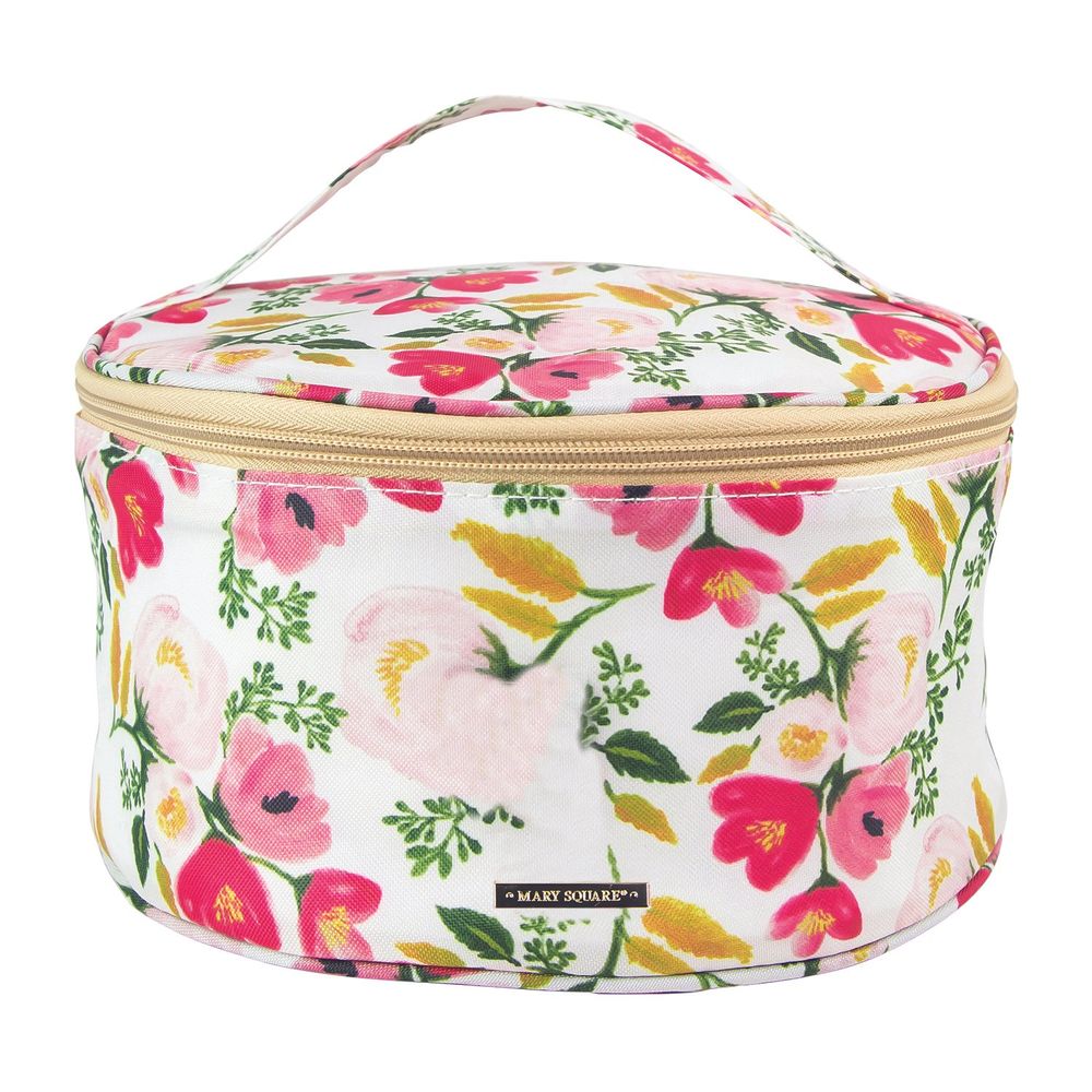 Round Cosmetic Case- Lancaster Meadows