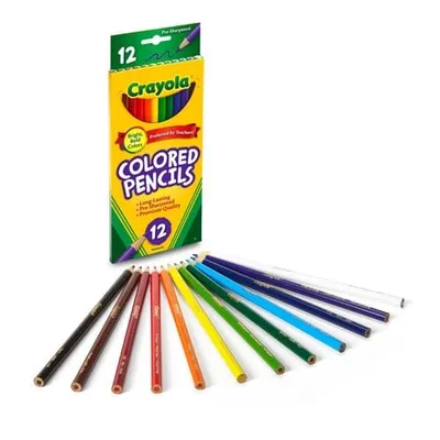 Long Colored Pencils, 12ct