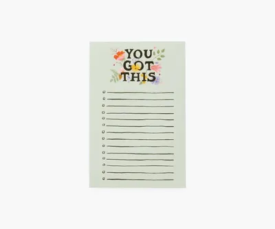 Checklist Notepad - You Got This
