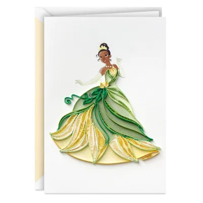 Disney - Tiana - Quilling Card