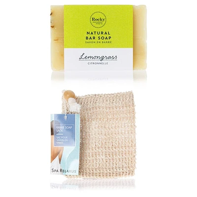 Lemongrass Soap & Ramie Soap Sack