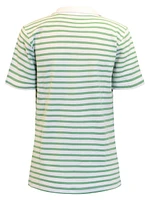 Haut rayé en coton style polo