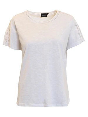 Haut en coton avec dentelle à pois