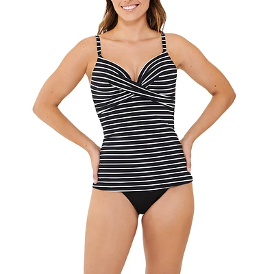 Haut de maillot tankini push-up croisé - séparé