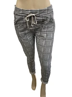 Pantalon d'Italie à carreaux ou imprimé