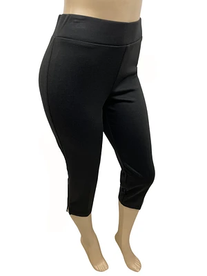 Pantalon capri à enfiler