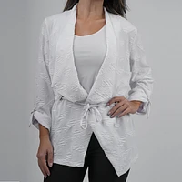 Cardigan texturé cintré