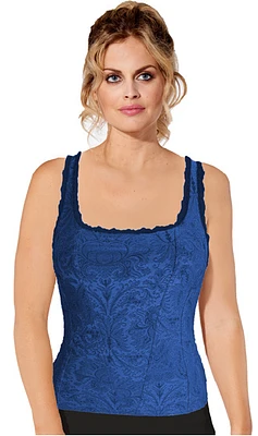 Camisole corset en jacquard Florence