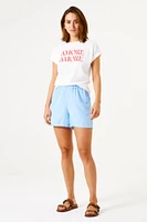 Haut en coton scripts Amore