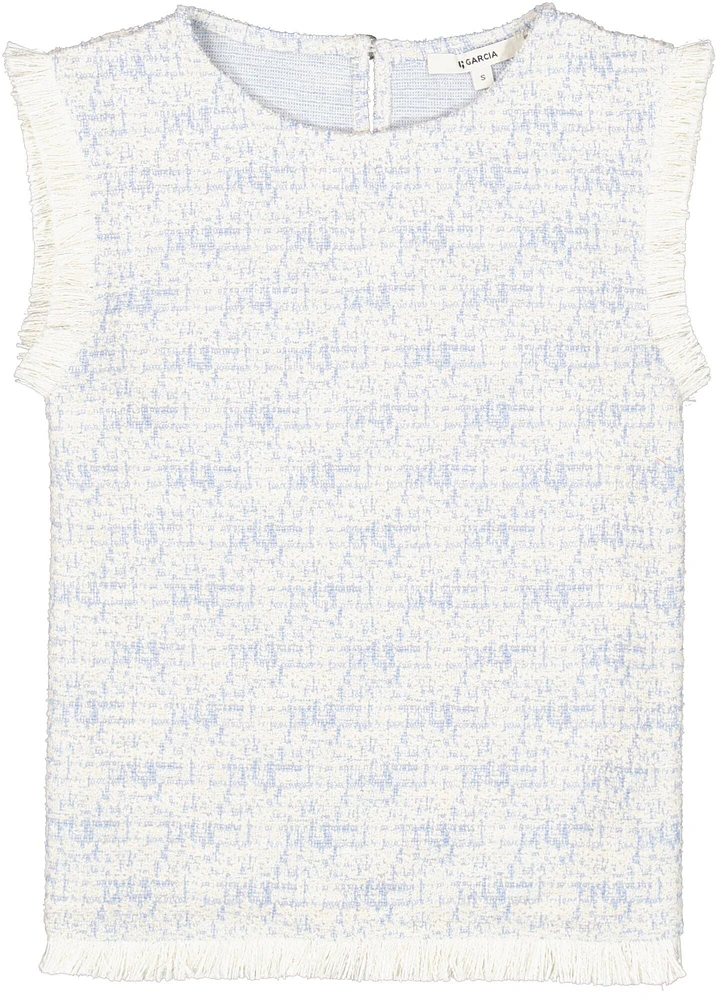 Fringed knit Top - Garcia