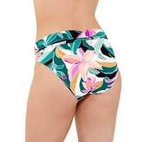 Bas de maillot culotte imprimée exotique - séparé