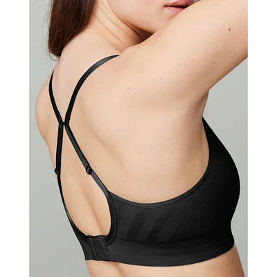 Soutien-gorge sans armatures coutures décolleté V EcoPure