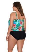 Taste of Tropic Separate Tankini Top - Plus