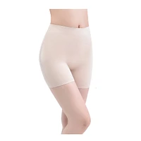 Culotte-boxer de maintien en microfibre soyeux avec une large ceinture