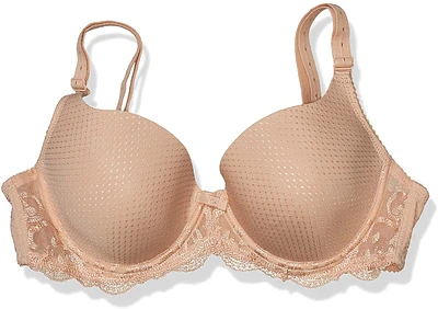 Soutien-gorge à armatures coussiné avec dentelle