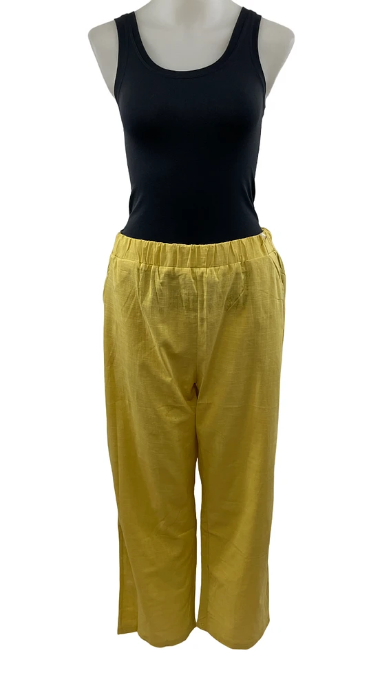 Pantalon tout aller au look de lin