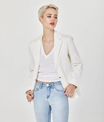 Veste-blazer en jean extensible