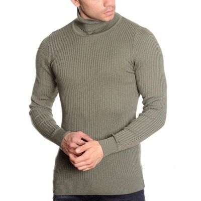 LCR Black Edition Turtleneck Sweater (Olive) 1670C