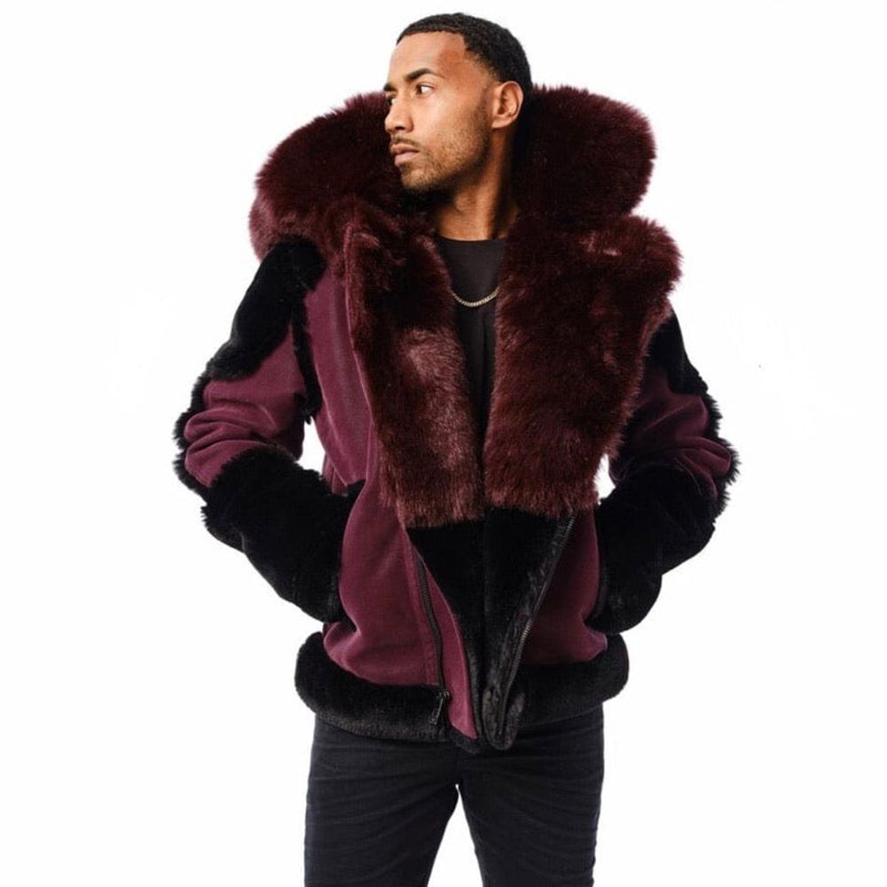 anchorage shearling moto jacket