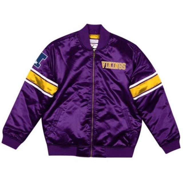 Heavyweight Satin Jacket Detroit Lions by Mitchell & Ness