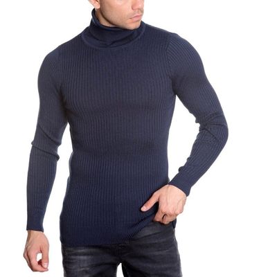 LCR Black Edition Turtleneck Sweater (Navy) 1670C