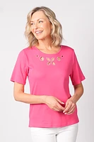T-SHIRT AVEC DÉCOUPES