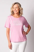 T-SHIRT AVEC VAGUES ET COQUILLAGES