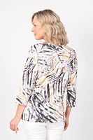 T-SHIRT FEUILLE AVEC STRASS