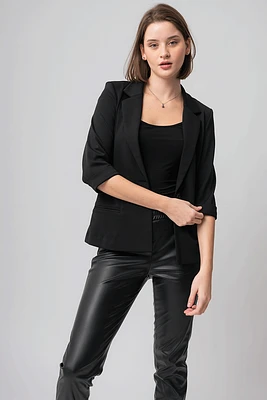 Le blazer structuré à épaulettes 1 bouton