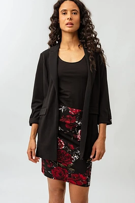 Le blazer long ouvert